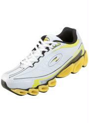 tenis masculino branco/amarelo