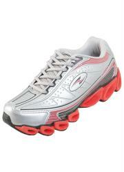 tenis masculino prata/vermelho