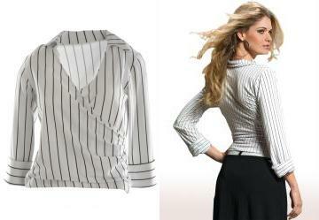 Blusa com Punho Virado Branca