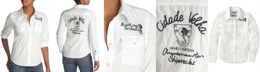 Blusa Feminina de Manga Longa Branca