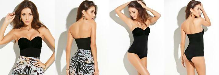 Body com Renda no Busto Preto