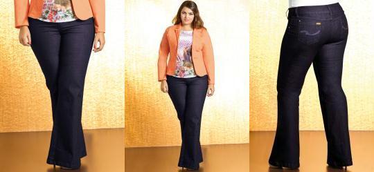 Cal�a Flare Plus Size Jeans