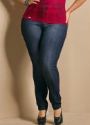 CAL�A JEANS SKINNY PLUS SIZE (AZUL)