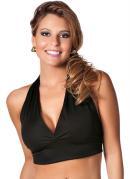 TOP FRENTE �NICA EM HELANCA (PRETO)