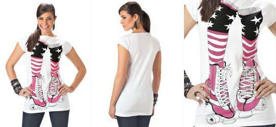 T�nica Branca Estampada