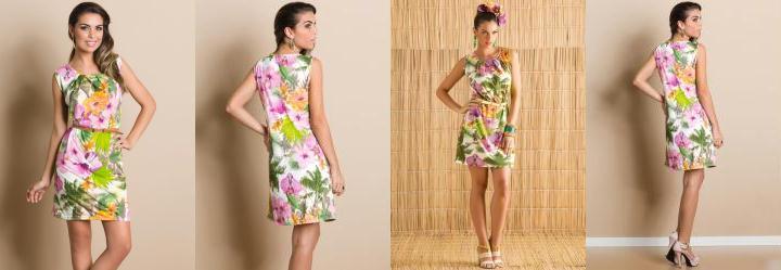 Vestido Estampa Flores
