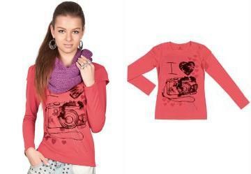Blusa Manga Longa Mamão Fakini Blusa Manga Longa Mamão Fakini