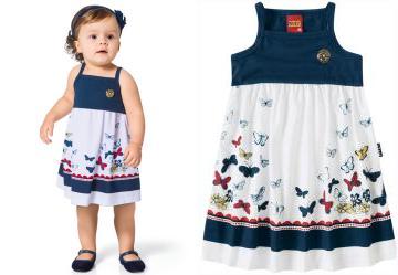 Vestido Infantil Kyly Marinho