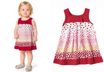 Vestido Infantil Kyly Vermelho