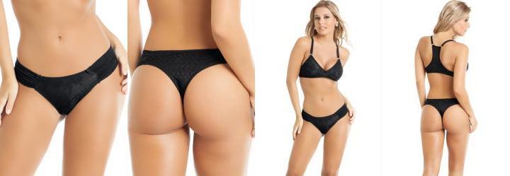 Tanga Fio Dental Preto