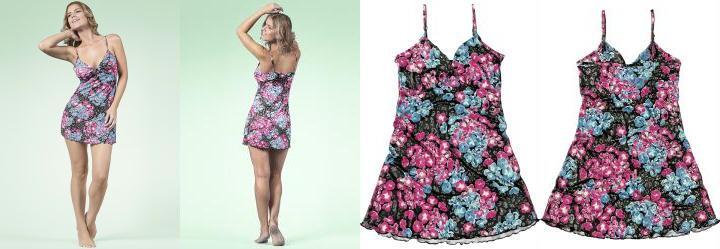 Camisola Malha Floral Preto Liberta Camisola Malha Floral Preto Liberta