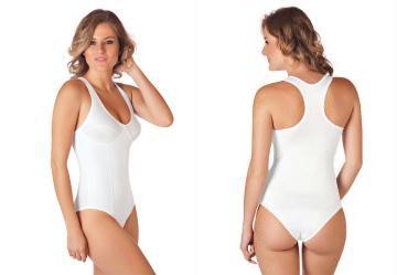 Modelador Branco com Decote Nadador