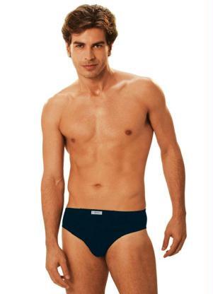 Cueca Slip Em Algodao L Ombre Marinho