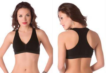 Top Preto com Recorte Nadador nas Costas Top Preto com Recorte Nadador nas Costas