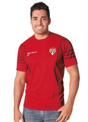 camisa vermelha com estampa do são paulo