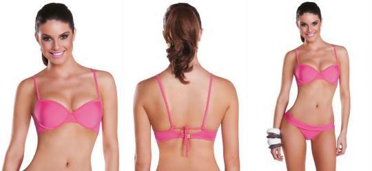 Busto Avulso com Bojo Pr� Formado Rosa Vacanze